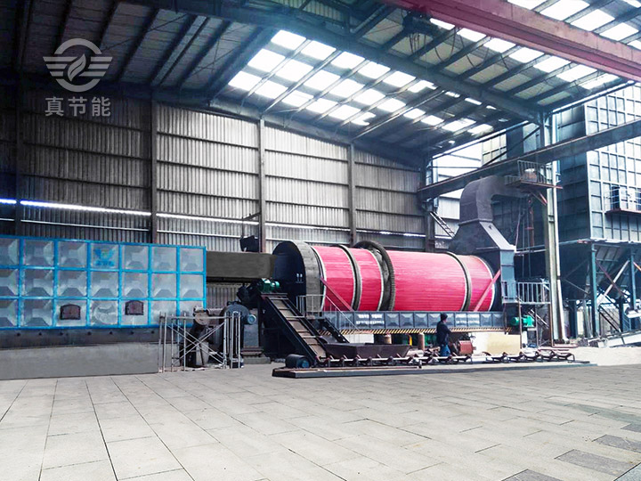 真節(jié)能餐廚垃圾烘干機生產線